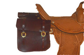 Latigo Leather Saddle Bag, large